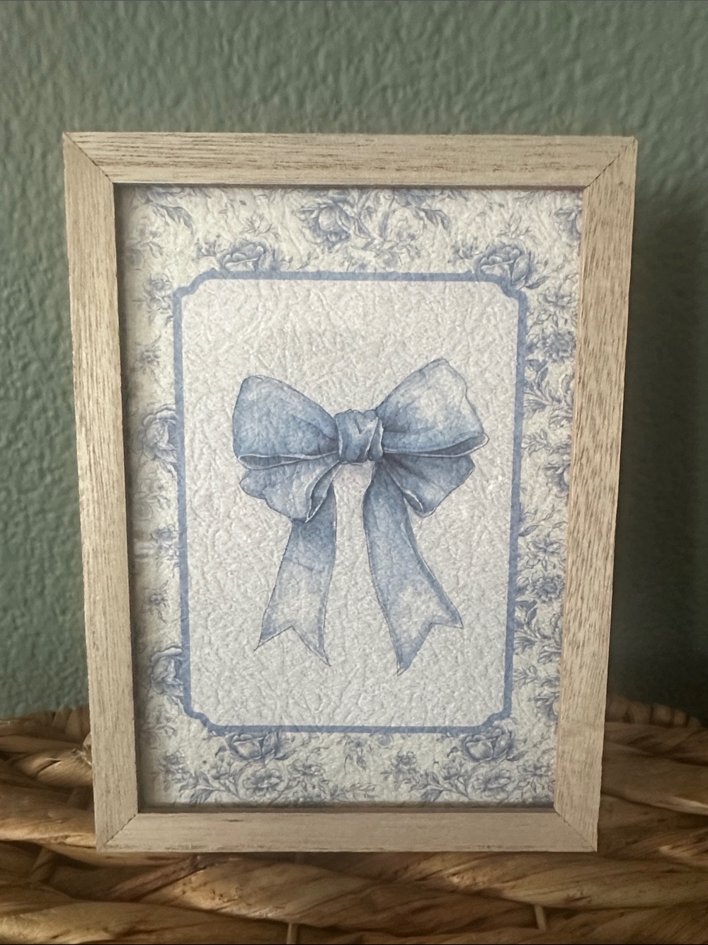 My Texas House Bow Framed Artwork